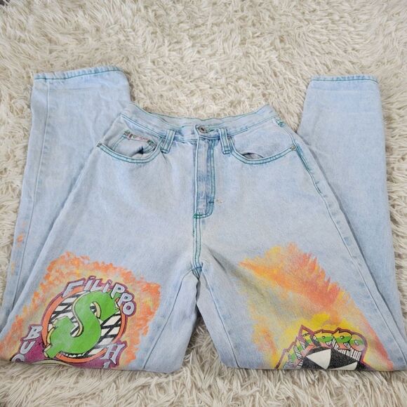 Flippo Vintage Stonewash Graphic Denim - Picture 2 of 8